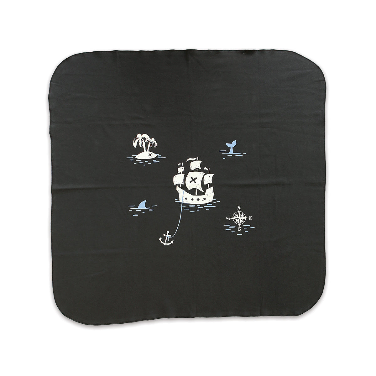 Couverture d'emmaillotement en coton biologique (Iron/Pirate)