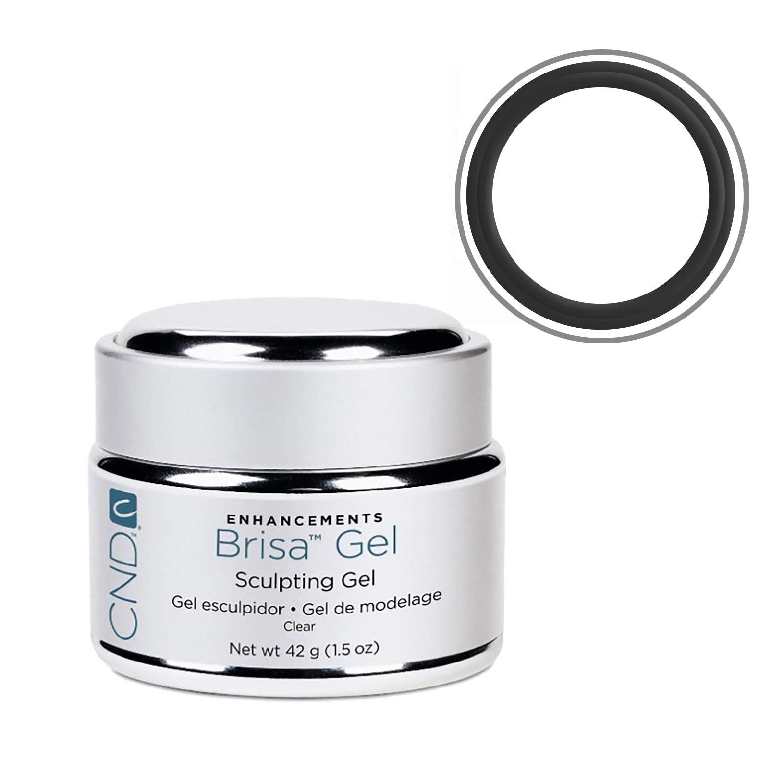CND - Brisa Gel Glass Clear .5 oz