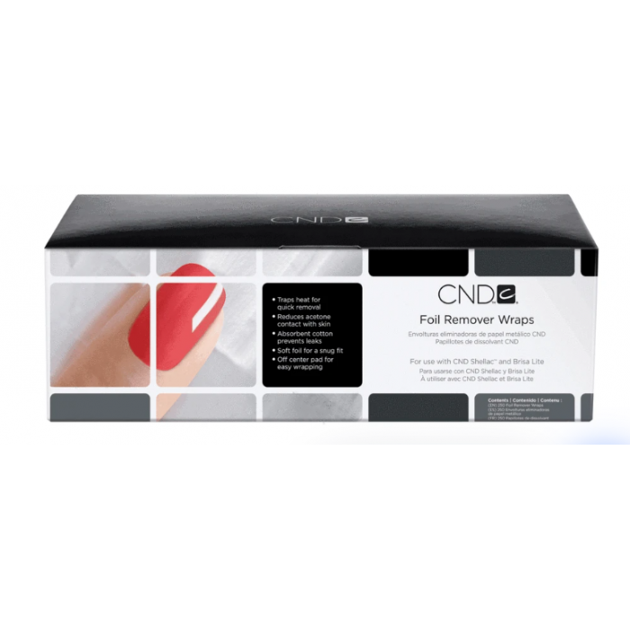 CND - Foil Remover Wrap Pack 250/Pk Hands & Feet