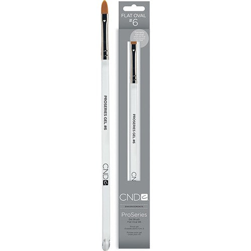 CND - ProSeries Gel Flat Oval Brush #6