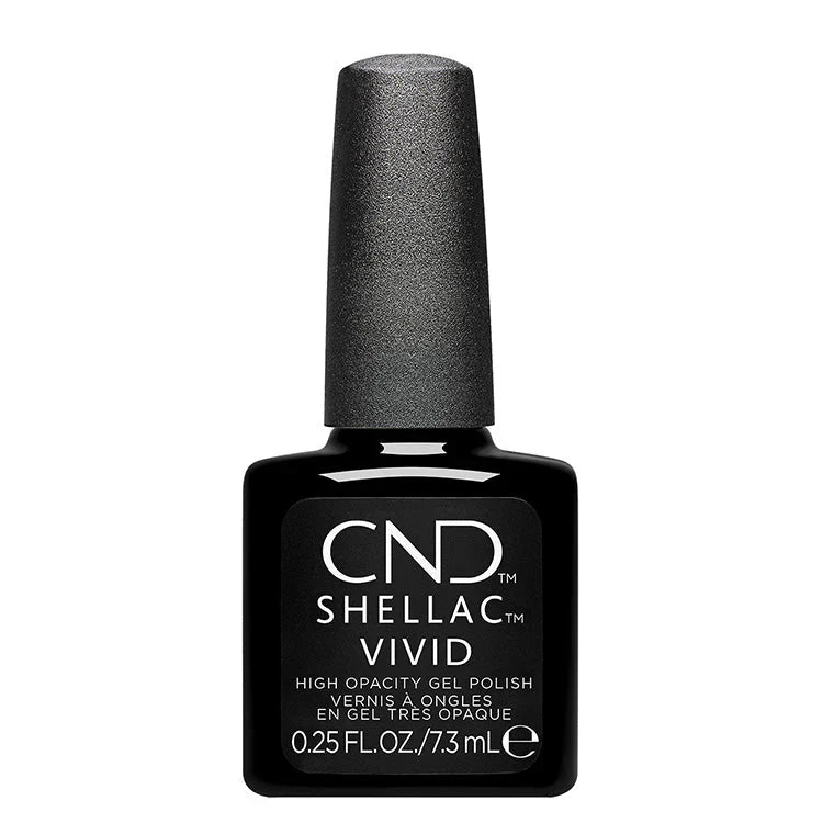 CND - SHELLAC Black Tuxedo VIVID Collection 2025 0.25oz