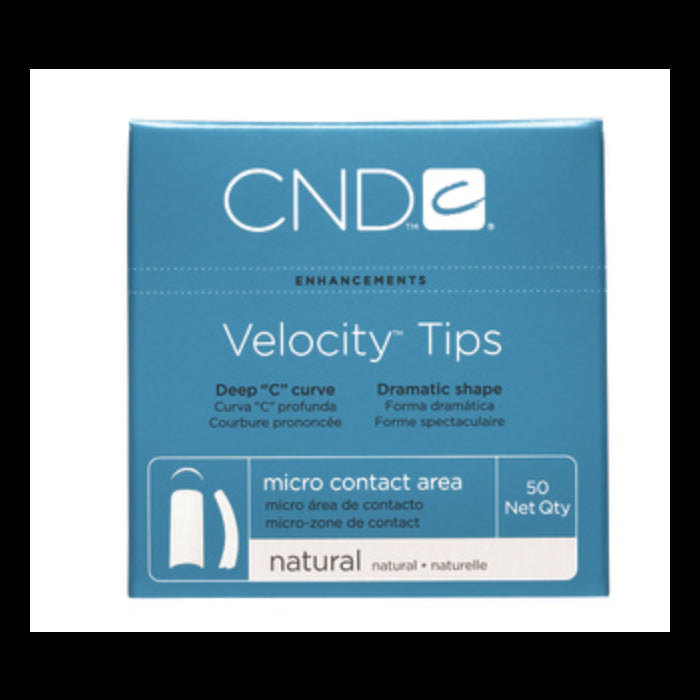 CND - Pointes naturelles Velocity #10 (Boîte de 50)