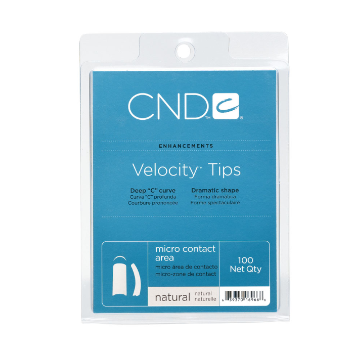 CND - Velocity Natural Tips (Box Of 100)