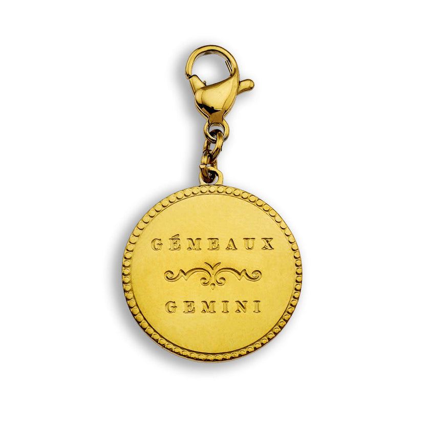 ZODIAC CONSTELLATION Double Sided Charm