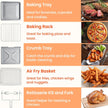 COMFEE CO-F25A1 12-in-1 Air Fryer Oven with Rotisserie - Blemished package with full warranty
