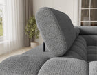 Fectory Sectional Storage Sleeper Chaise Sofa - Grey