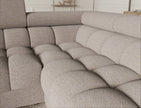 Fectory Sectional Storage Sleeper Chaise Sofa - Beige