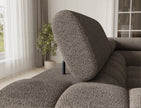 Fectory Sectional Storage Sleeper Chaise Sofa - Taupe