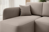 Hadson 3 Seater Storage Sleeper Chaise Sofa - Beige