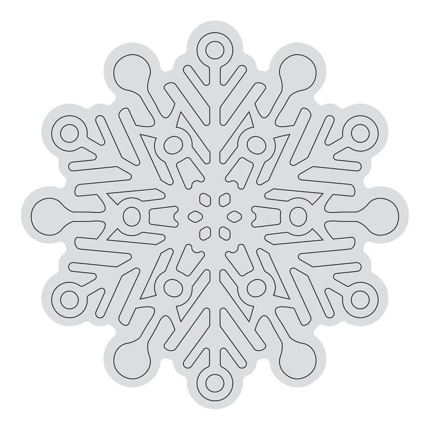 Snowflake Outline Stamp (1pc)