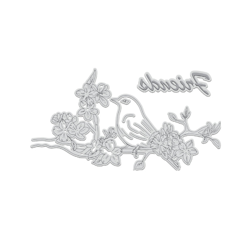 GoLetterPress Impression Stamp - Stamp 8 - Friends Floral