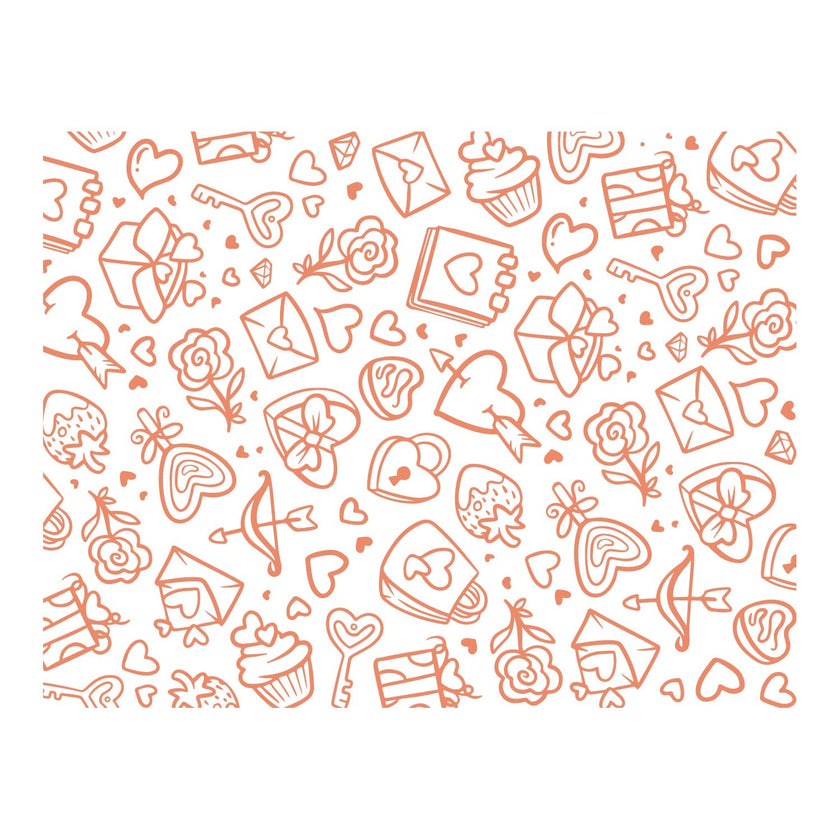 Valentines Background Photopolymer Stamp Set (1pc)