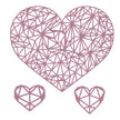 Geometric Hearts Cutting Die Set (3pc)