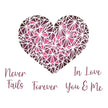 Geometric Heart Stencil Set (4pc)