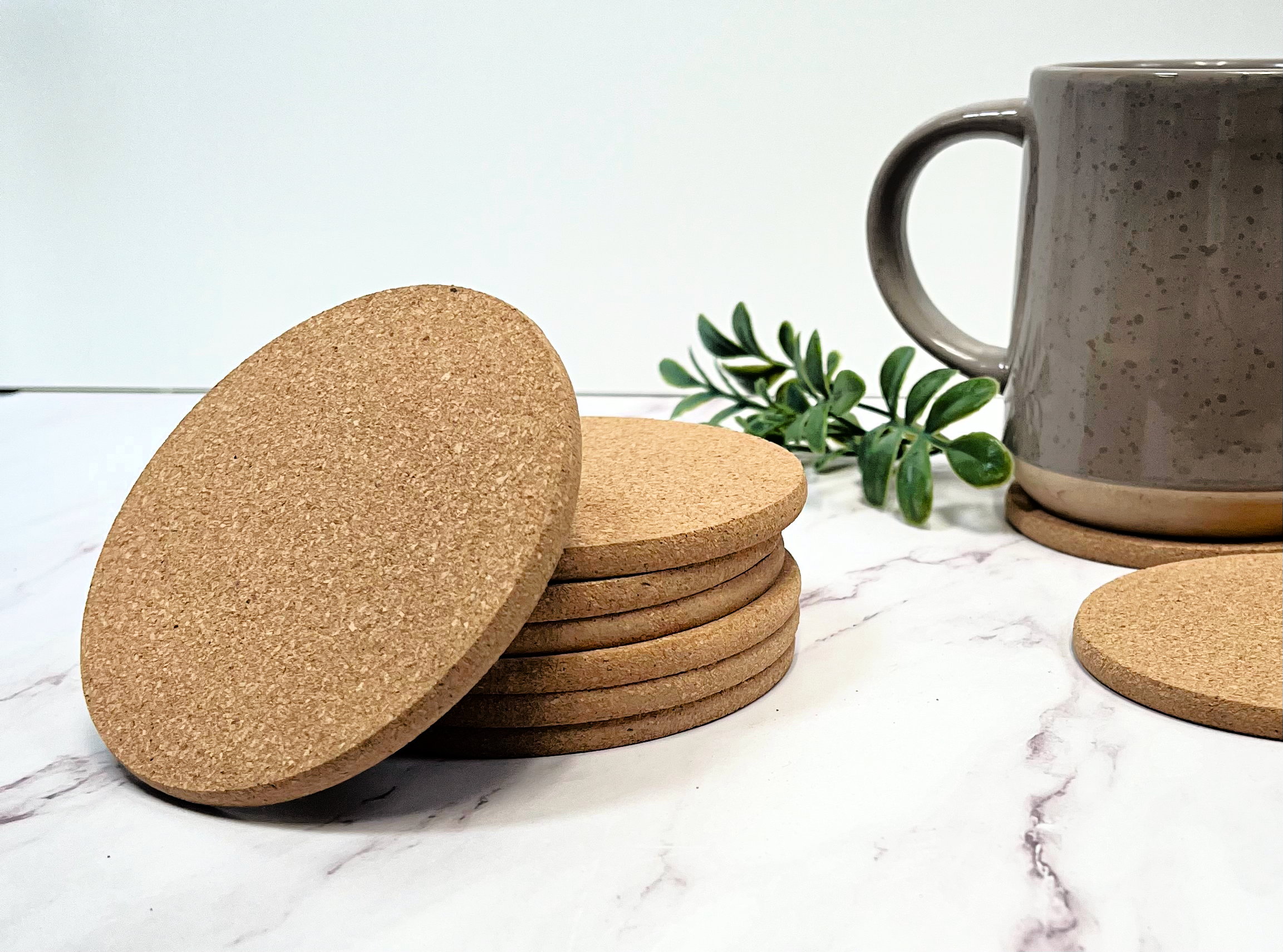 Cork Coaster -Set of 10