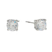 CODI Argent (Or Blanc) : Boucles d'oreilles quotidiennes essentielles en moissanite (alternative au diamant)