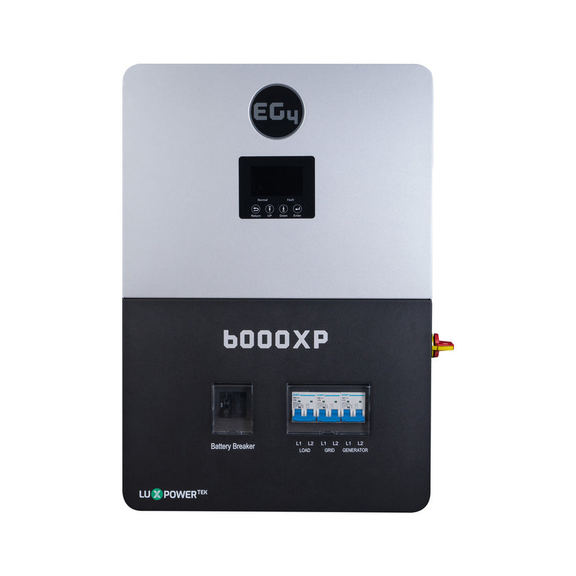 EG4 6000XP Off Grid| 8000W PV  Input | 6000W Output | 48V 120/240V Split Phase | All-In-One Solar Inverter
