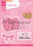 Marianne Design: Collectables Die & Stamp Set  - Box of Chocolates