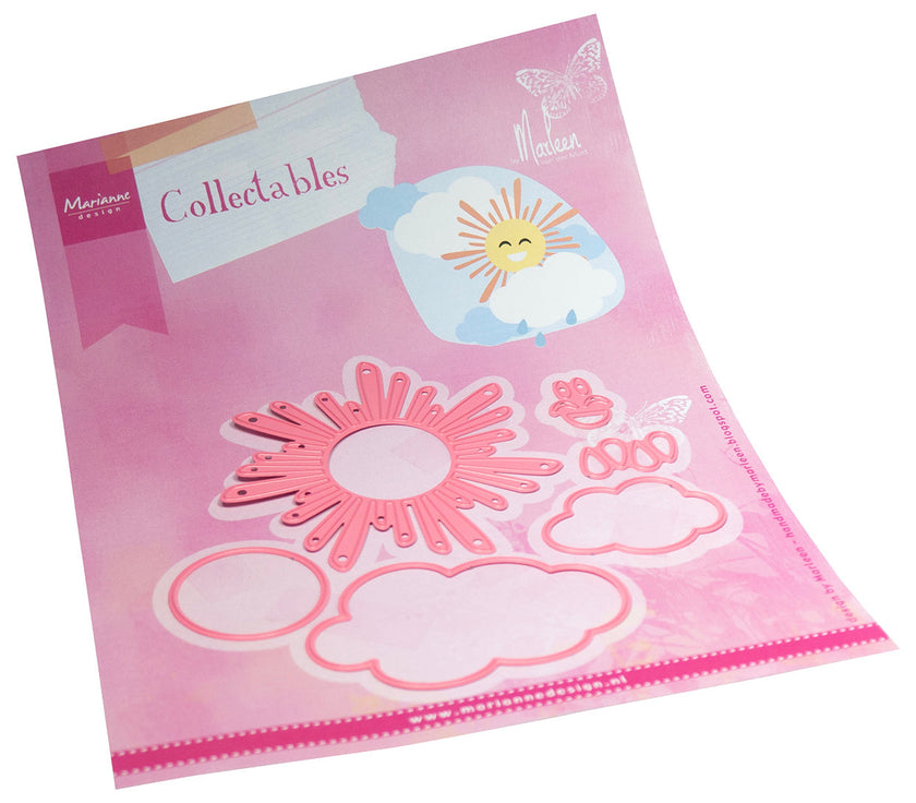 Marianne Design Collectables Die - Sun & Clouds By Marleen