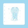 Stencil A6 For Magnetic Colour Set Christmas Time Angel