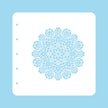 Stencil A6 For Magnetic Colour Set Christmas Time Mandala