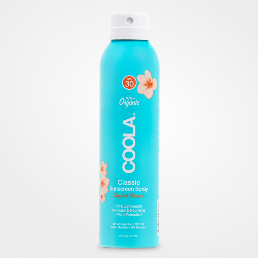 COOLA Classic Body SPF 30 Tropical Coconut Sunscreen Spray
