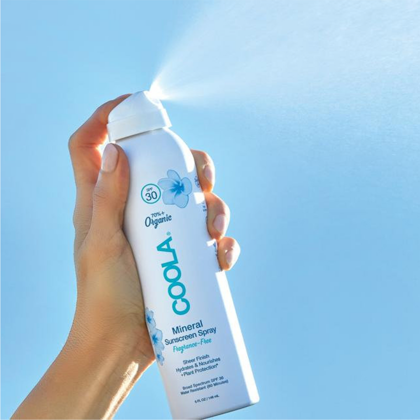 COOLA Mineral Body SPF 30 Fragrance Free Sunscreen Spray
