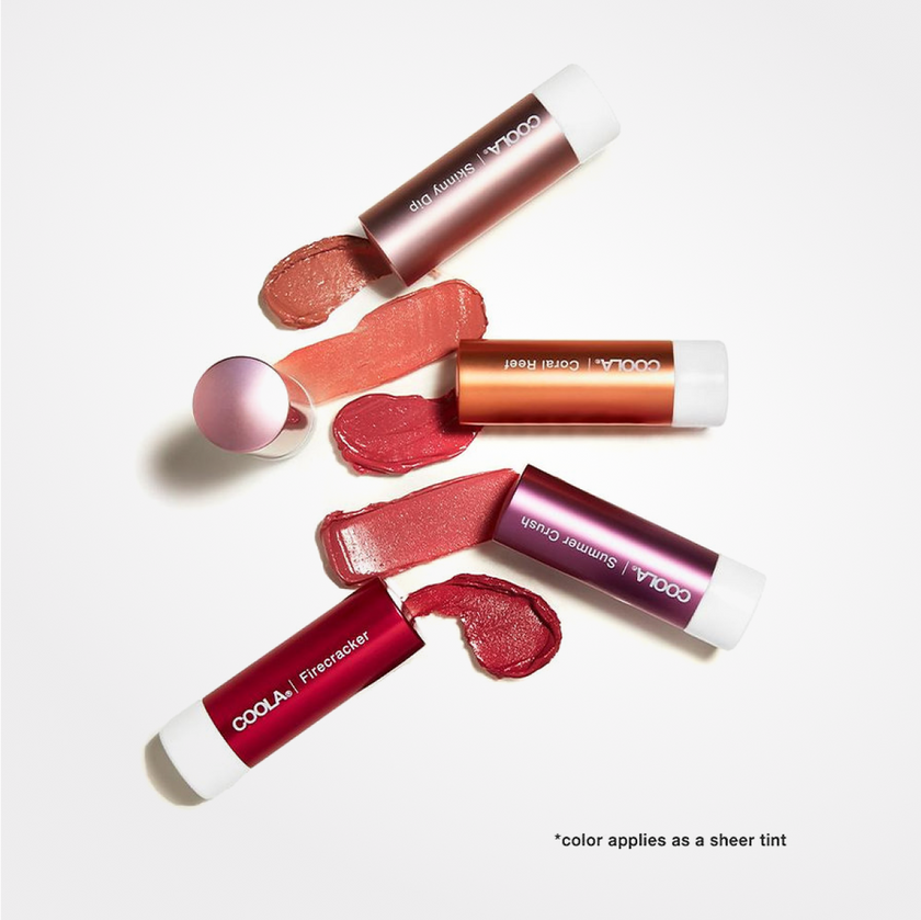 COOLA Mineral Liplux® Organic Tinted Lip Balm Sunscreen SPF 30 Firecracker