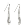 Style CORNING Argent (Or Blanc) : Boucles d'oreilles en forme de têtard – Élégance unique avec une touche ludique.