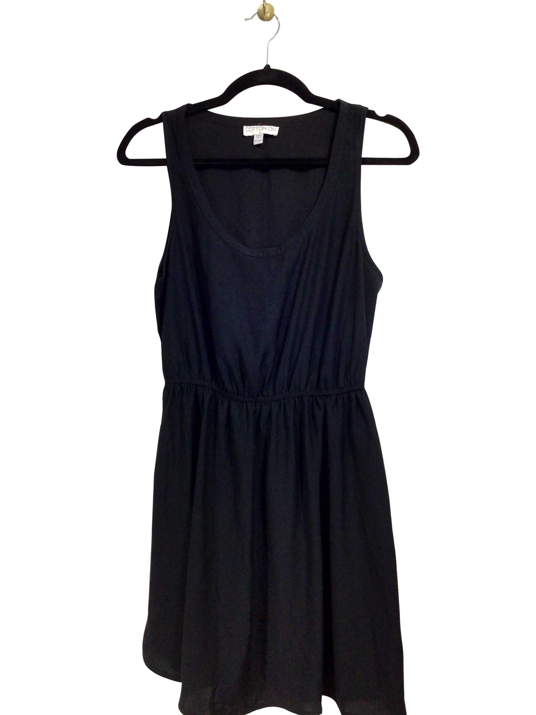 COTTON ON Regular fit Wrap Dress in Black  -  S