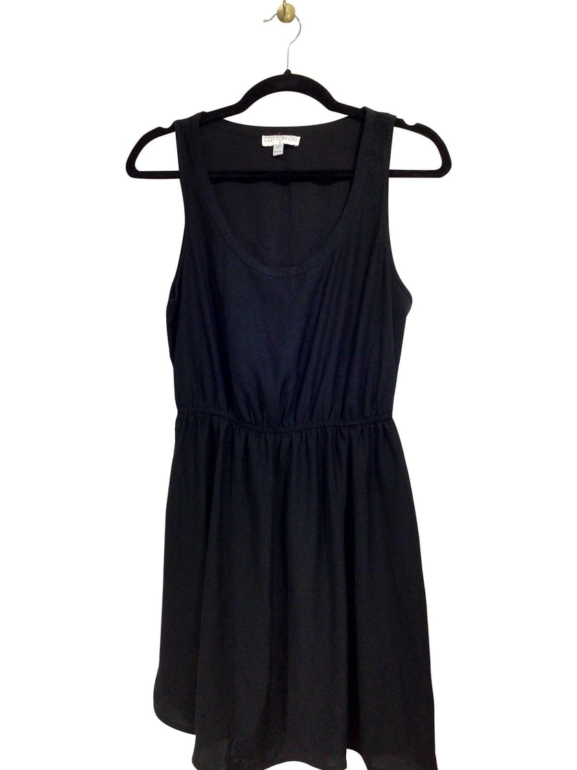 COTTON ON Regular fit Wrap Dress in Black  -  S
