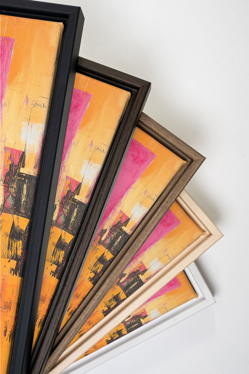 COLOR BLAZE, Oeuvre sur toile étirée