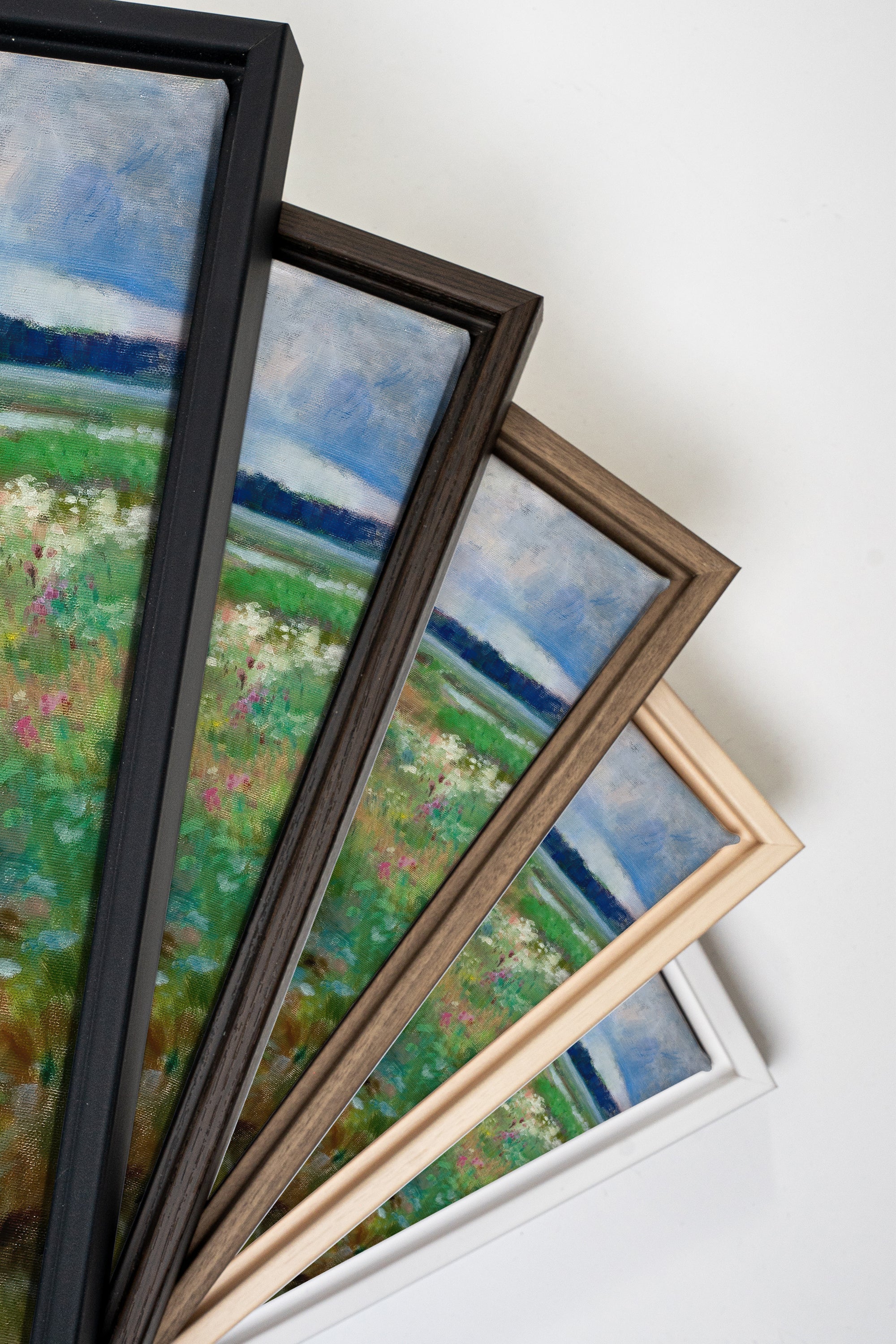 DOUCE RIVIÈRE, Oeuvre sur toile étirée