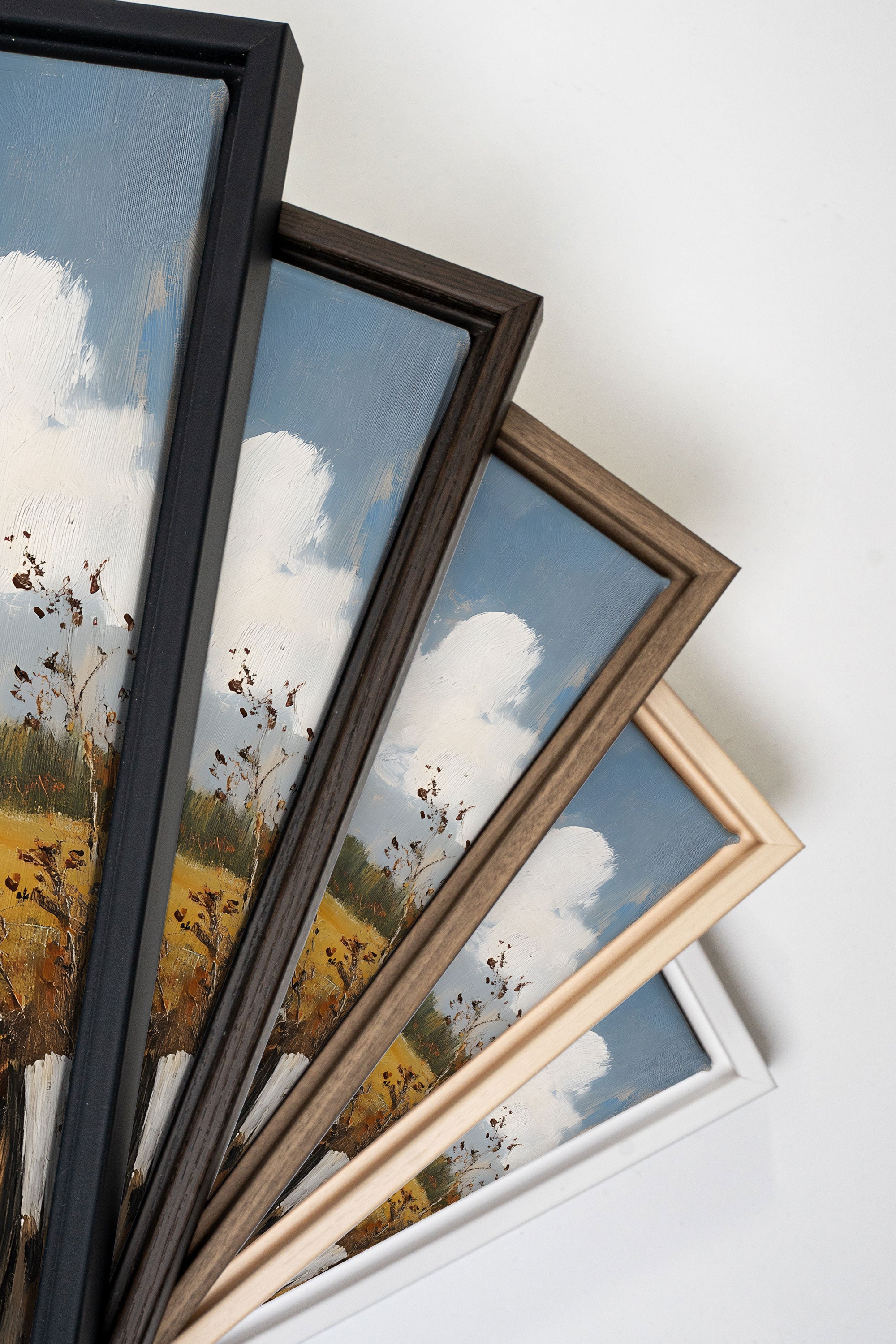 THROUGH THE FIELDS, Oeuvre sur toile étirée