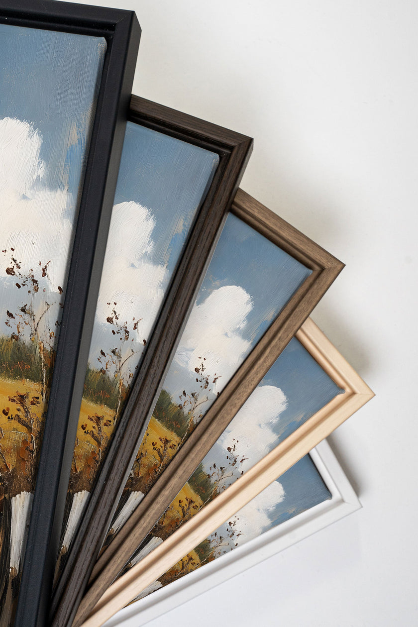 THROUGH THE FIELDS, Oeuvre sur toile étirée