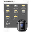 COMFEE CPC60D7ABB 9 in 1 Multi Pressure Cooker - Blemished package with full warranty