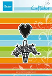 Marianne Design: Craftables Dies - Flower Basket and Tag