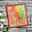 Creative Expressions Floral Symphony Companion Colouring Stencils 6 in x 8 in Set of 2