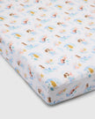 Muslin Fitted Crib Sheet - Mermaids