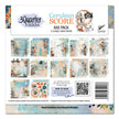3Quarter Designs Cerulean Score 8x8 Paper Pack