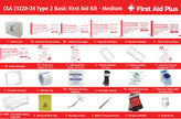 CSA Type 2 Basic First Aid Kit - Medium (26-50 Workers)