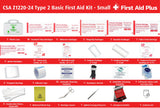 CSA Type 2 Basic First Aid Kit - Small (2-25 Workers)