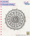 Nellie's Choice Clear Stamp Mandalas Paisley Flower 2