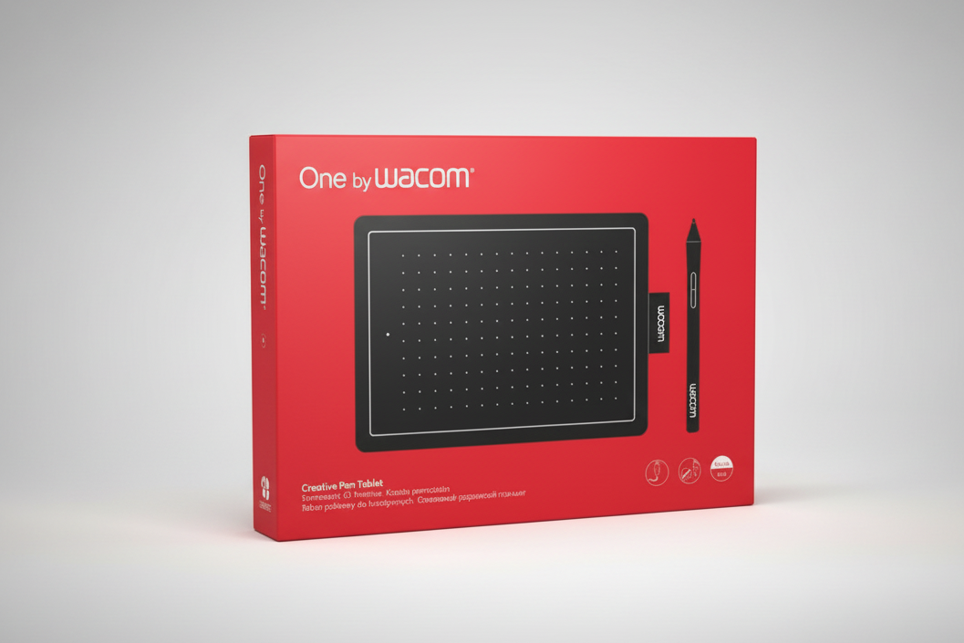 One by Wacom CTL-472 Drawing Tablet for Beginners | Digital Art Pen Tablet