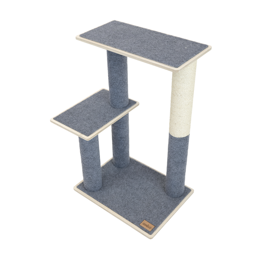 Noba Modern Plywood 2-Level Cat Tree