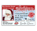 North Pole Santa Claus Lost Drivers License ID Card