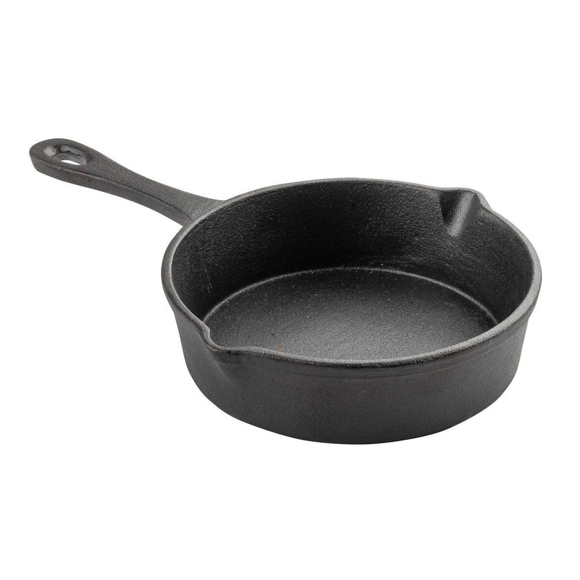 TableCraft Cast Iron Cookware 12 oz Round Mini Skillet