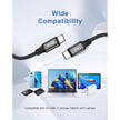 Câble USB-C PD60W 20V/3A en nylon tressé à charge rapide