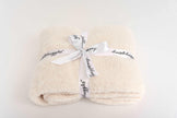 Sea Salt Cable Knit Toddler Blanket