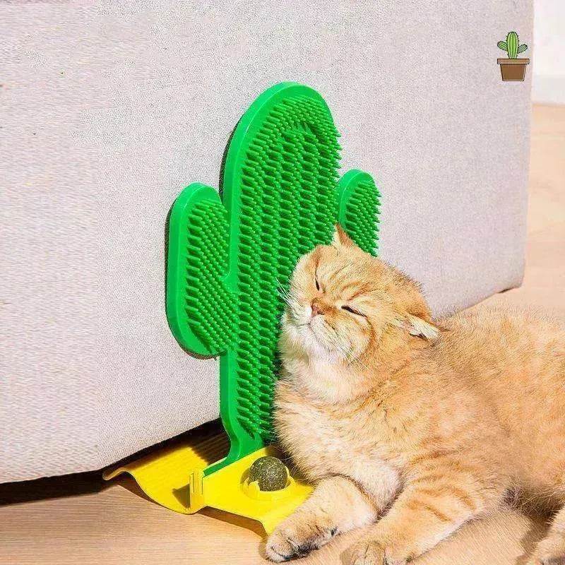Cactus Design Cat Hair Scrubber Corner Tickle Toy